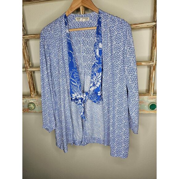 Vintage Globetrotter Rayon blazer with built in vest ladies size large - Picture 1 of 12